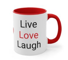 Live Love Laugh cup